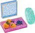 Yayatty Jewelry Casting Silicone Molds, Rectangle Silicone Serving Tray Molds for Resin Diamond Pattern Storage Silicone Resin Molds with Gold Foi...