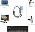 MillSO Headset Splitter for 2 TRRS Headphones or Mics - 3.5mm Jack Adapter TRRS 4-Pole Splitter Male to 2 Dual Female Adapter...