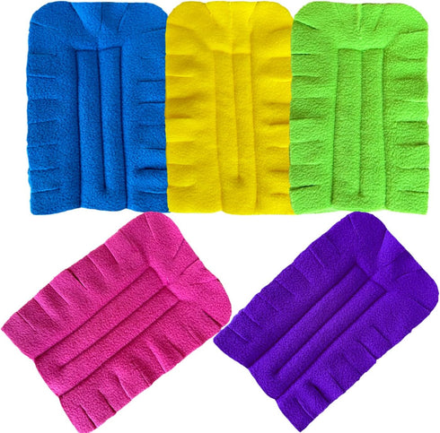 Reusable Dusters Multi Surface Duster Refills Kit with Extender Handle (1 Long Handle + 1 Short Handle + 5 Washable Color Duster Refill)...