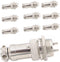 Aviation Plug Connector 10 Pairs Male Female Panel Metal Wire Connector 16mm Socket (2 Pins 10-Pack)......