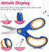 30 Pack Scissors, 5.1 Inch Multipurpose Scissors, Soft Comfort Grip Handles Stainless Steel for School Office Home, High Middle School Classroom S...