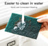 Heavy Duty Scour Pads Sponge Dish Scrubber Non-Scratch Green Reusable Household Scrub Pads for Kitchen and Dish Cleaning Tool (12Pcs)...