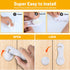 TRILINK Cabinet Locks for Babies 10 Pack, Baby Proofing Baby Safety Locks, Child Locks for Cabinets, Fridge Locks for Kids, Strong Adhesive No Dri...