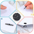 moinkerin 200 Pcs Mini Brads Metal Brad Fasteners Split Pins PastelRound Brads for Paper Craft DIY Stamping Scrapbooking (Black, 0.3 X 0.47 Inch)...