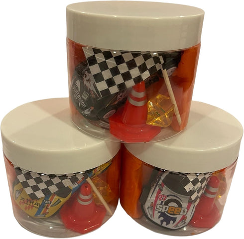 Sensory Play Dough Jar kit Toddlers. One jar of Non-toxic Air Dry Clay Educational Light Clay long lasting for Kids (ONE JAR Race Car Orange Dough...
