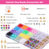 QUEFE 3800pcs Clay Beads for Jewelry Making Kit with 156 Letter Beads Flat Polymer Heishi Beads DIY Arts and Crafts Kit 6mm 16 Colors...