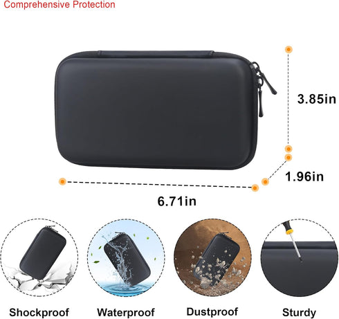 Carrying Case for Polaroid Hi-Print + Paper Bundle- 2nd Generation Bluetooth Connected 2x3 Pocket Photo Dye-Sub Printer, Photo Printer Travel Stor...