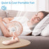 Mini Handheld Fan 1 Pack, Portable Fan 4 Speeds, Cooling Personal Hand Held Fans USB Rechargeable Battery Operated, 180° Foldable Travel Small Fan...