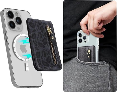 Cavor for Magsafe Wallet,Apple Magsafe Wallet with Adjustable Stand,Magnetic Wallet for iPhone 14 Pro Max/14 Pro/15/14 Plus/13/12,Magsafe Card Hol...