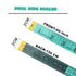 Tape Measure Body Measuring Tape, Soft Fabric Measuring Tape for Sewing Cloth Measurement, 60 Inch Double Scale Tailor Ruler for Weight Loss (Gree...