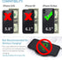 Dockem Silicone Wallet Case for iPhone Xs Max (6.5"): Protective Card Case with Built-in Metal Plate for Magnetic Mounting & 2 Credit Card Holder ...