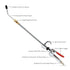 NEIKO 31122A High Flow Air Blow Gun, 17-26 Inch Extensible Air Nozzle Blow Gun, Pneumatic Air Compressor Accessories, Blow Gun Air Tool, Operating...