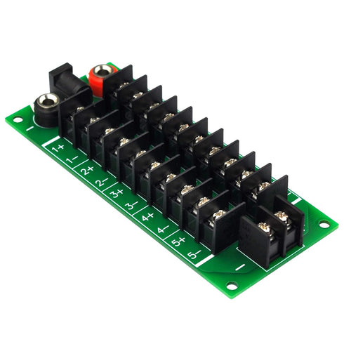 20Amp 2x10 Position Barrier Terminal Block Distribution Module for AC DC...