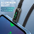 AICase iPhone Charger Cable, 6.4ft Nylon Braided Charging Syncing Cord with LED Display Compatible with iPhone 13 13 Pro 12 Pro Max 12 11 X XS XR ...