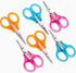 Detail Craft Scissors Set Stainless Steel Scissors Straight Tip Scissors Curved Tip Scissors with Protective Cover for Facial Hair Trimming, Sewin...