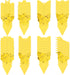 48 Pcs Yellow Sticky Traps for Gnats, Fruit Fly Traps for House Indoors, Fungus Gnat Sticky Traps for Plants, Incest Catcher for Whiteflies Mosqui...