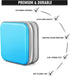 CD/DVD Case Wallet, 48 Capacity, Sky Blue, Plastic, Portable Storage Organizer...