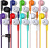 10 Pack Multi Color Kid's Wired Earbud Headphones, Individually Bagged, Disposable Earbuds Ideal for Students in Classroom Libraries Schools, Bulk...