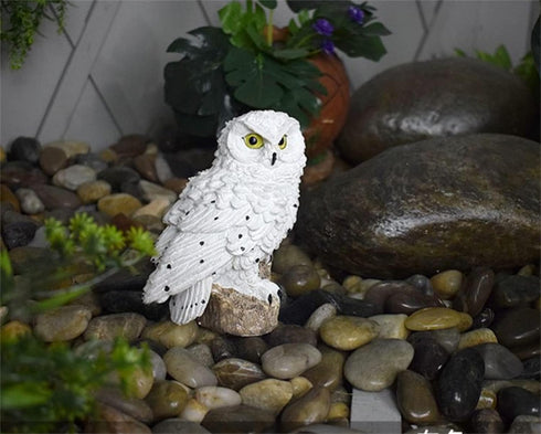 Outdoor Owl Solar Light, Owl Solar Garden Light, Waterproof Decoration with Stakes, Waterproof Warm White LED Light for Garden, Yard, Sidewalk Dec...