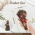 Cinnamon Broom 7.5" Witch Broom Handmade Natural Flower Crystal Witches Broom for Altar Cinnamon Broomstick Scented Herbal Protection Mini Broom A...