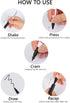 Fine Paint Marker for Rock Painting-Stone, Ceramic, Metal, Glass, Wood,Set of 6 Paint Pens High Volume Ink High Volume Ink for DIY Craft (Black)...
