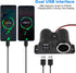MEIRIYFA Dual USB Cigarette Lighter Socket Power Outlet Car Charger, 3.1A Dual USB + Cigarette Lighter 12/24V Power Adapter Replacement for Vehicl...