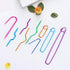 9 Pcs Aluminum Stitch Holders for Knitting Cable Needles with Stitch Markers, Safety Pin Brooch Weaving Sweater Knitting Stitch Holder Tool Bent T...