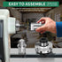 Lathe Headstock Spindle Adapter,Converts 5/8" Shopsmith to 1" x 8TPI for Woodworking Lathe...