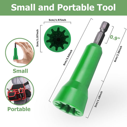 Wire Twister Tool,Wire Twister Tool for Drill Wire Nut Twister Electrical Wire Twister Wire Stripper and Twister Wire Stripping Tool and Wire Cap ...
