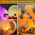 Sunset Lamp Projector Multicolor Changing LED Projection Lamp,Switch Button and APP Control 360 Degree Rotation Sunlight Lamp for Photography, Bed...