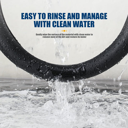 1 PC Car D Shape Round Steering Wheel Cover, Universal 15In Silicone Steering Wheel Cover, Non-Slip Breathable Steering Wheel Protector, Unisex Ca...