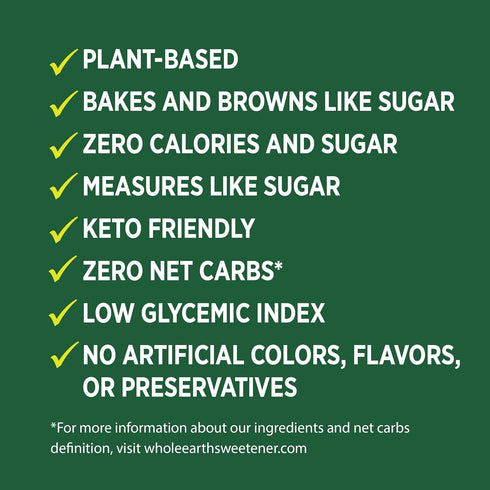 Whole Earth Sweetener Co. Allulose Baking Blend, Granulated, Plant-Based Sugar Alternative, 12 Ounces, 0.75 Pound (Pack of 1)...