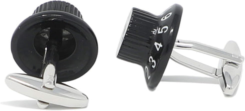 Guitar Volume Tone Knobs Black Volume Tone Knob Cufflinks With Box...