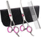 Professional Dog Grooming Scissors with Safety Round Tips, 3 in 1 Dog Grooming Scissors Kit, 4CR Stainless Steel Professional Pet Grooming Shears ...