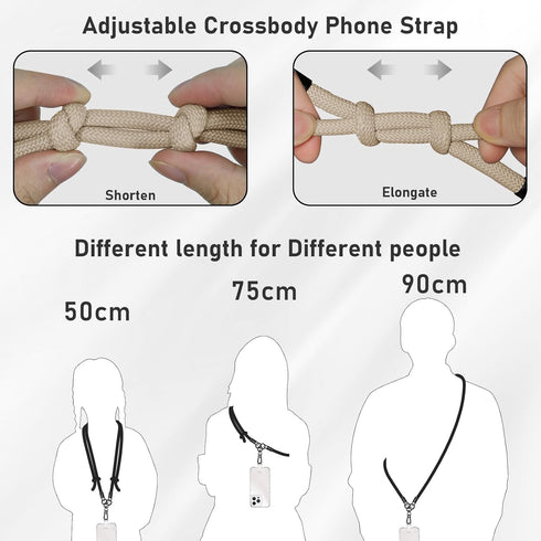 Cell Phone Lanyard Crossbody Strap Phone Case Neck Strap with Phone Patches Lanyard phone holder For Most Phone......