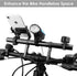 Bicycle handlebar, bicycle handlebar extender 11.8in, multifunctional aluminum alloy bracket extension, handlebar extension rack, used for compute...