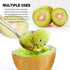 Grapefruit Spoons Serrated Edge Stainless Steel Fruit Knife Grapefruit Utensils Tool Dessert Spoons for Citrus Lemon Kiwi Salads Melon Lime Pitaya...