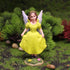 Fairy Garden Accessories - Mini Fairy Figurines with Flower Chair, Fairy Toys Gifts for Girls, Fairies Miniatures for Fairy Garden Decor, Fairy Bi...