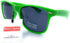 Retro Style Sunglasses - Bright Neon or Solid Colors with Classic 80's Style Design (Neon Green)...