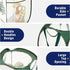 Collapsible Mesh Pop Up Laundry Hamper with Sturdy Handles and Side Pocket - Portable Foldable Clothes Baskets for Dorm, Bathroom & Travel Storage...