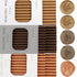 Antique Gold Wax Seal Sticks, ONWINPOR 60pcs Copper Glue Gun Wax Sealing Sticks for Wax Seal Stamp, Bronze Gold Wax Seal Sticks Sealing(60, Dark B...