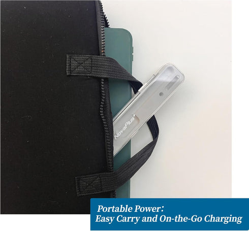 NovaPlus 2 in 1 Apple Pencil Charging Case for Apple Pencil 2nd & 1st Generation, Magnetic Wireless Apple Pencil Charger for Pencil 2nd Gen, Porta...