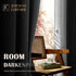 jinchan Room Darkening Linen Textured Curtain 63 Inch Length for Living Room Room Darkening Thermal Insulated Grommet Top Window Drape for Bedroom...