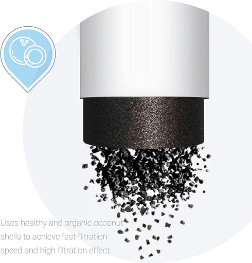 EcoAqua EFF-6013A Replacement Filter, Compatible with GE MWF SmartWater, MWFA, MWFP, GWF, GWFA, 46-9991, HDX FMG-1, WFC1201, GSE25GSHECSS, PC75009, RWF1060 Refrigerator Water Filter, 1 Pack