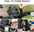 Caudblor Bike Water Bottle Holder Bag for Kid Adult, Insulated Bicycle Coffee Cup Holders with Phone Storage, Black Handlebar Drink/Beverage Conta...