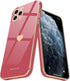 Teageo for iPhone 11 Pro Max Case for Girl Women Cute Love-Heart Luxury Bling Soft Back Cover Raised Full Camera Protection Bumper Silicone Shockp...
