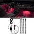 Led Interior Car Lights, Controller Led Lights for Cars, Multicolor Music Underglow Lighting Kits with Wireless Control and Sound Active Function,...