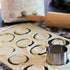 5Pcs Biscuit Cutter Set, Stainless Steel Round Cookies Cutter Fondant Cutters with Handle for Cutting Thick or Thin Dough Stainless Steel Baking T...