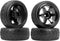RC Station RC Drift Wheels and Tires Tyres 1/10 1/16 RC Wheels Preglued 4PCS 12mm Hex RC Wheels and Tires Tyres OD 2.58" with Foam Inserts for Tra...