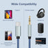 USB C to 3.5mm Audio Aux Jack Cable (4.3ft, 2-Pack) - USB C to 3.5mm Headphone Car Stereo Cord, Compatible with Samsung Galaxy S23 S22 S21 S20+ No...